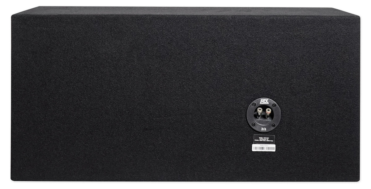 MTX Terminator TNP212DV 500w RMS Dual 12” Subwoofers+Vented Sub Box+Amplifier
