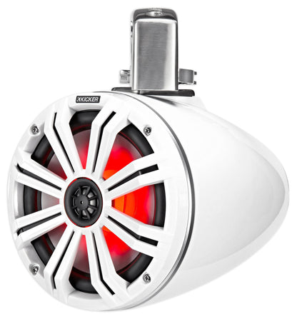 (4) 45KMTC8W 8" Marine Wakeboard Tower Speakers w/LEDs