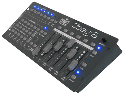 Obey 6 Compact DMX MIDI FX Controller + Backpack
