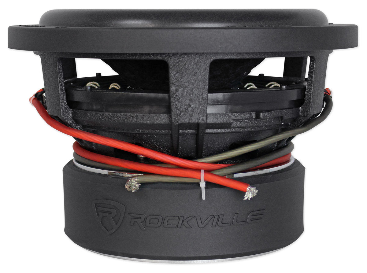Rockville W10K9D2 10"  3200w Car Audio Subwoofer Dual 2-Ohm Sub CEA Compliant