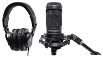 AT2050 Studio Microphone + Presonus Headphones