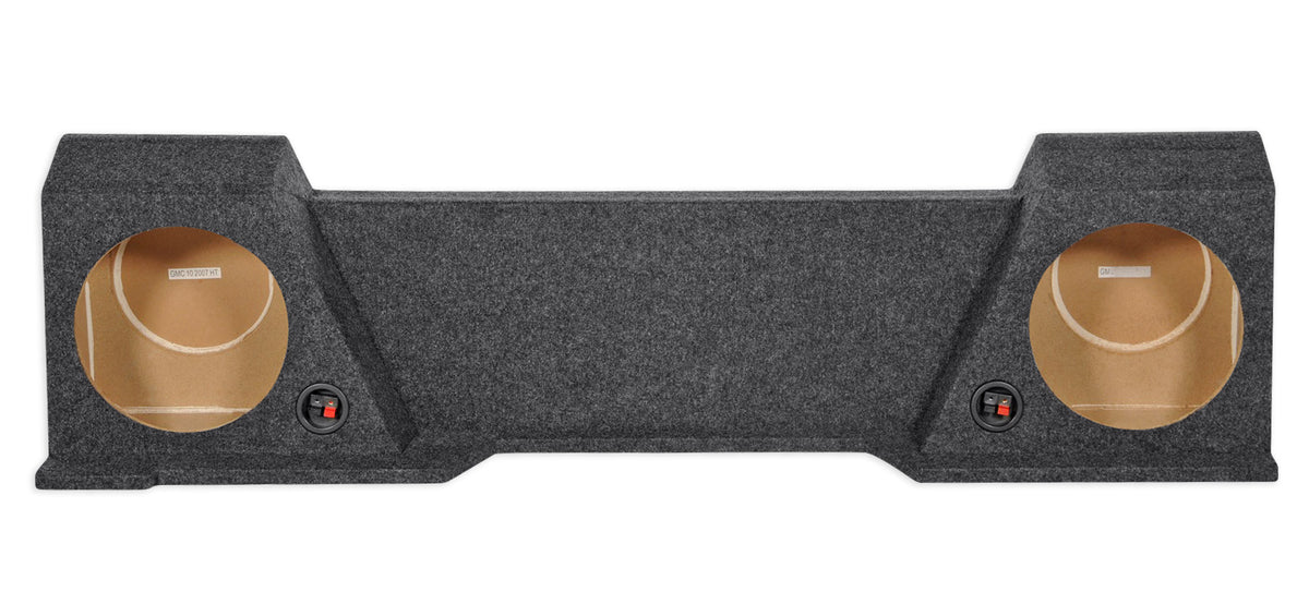 Downfire Dual 10 inches Subwoofer Sub Box Enclosure for 2007-2013 GMC/Chevy Xcab