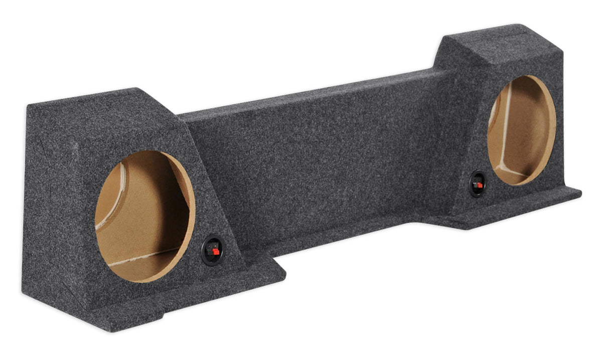 Downfire Dual 10 inches Subwoofer Sub Box Enclosure for 2007-2013 GMC/Chevy Xcab