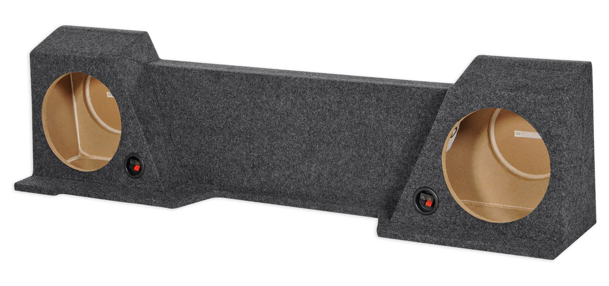 Downfire Dual 10 inches Subwoofer Sub Box Enclosure for 2007-2013 GMC/Chevy Xcab