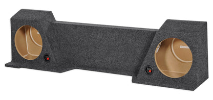 Downfire Dual 10 inches Subwoofer Sub Box Enclosure for 2007-2013 GMC/Chevy Xcab