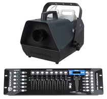 American DJ Fog Fury 3000 Fog Machine With Wired Remote+192-Ch DMX Controller