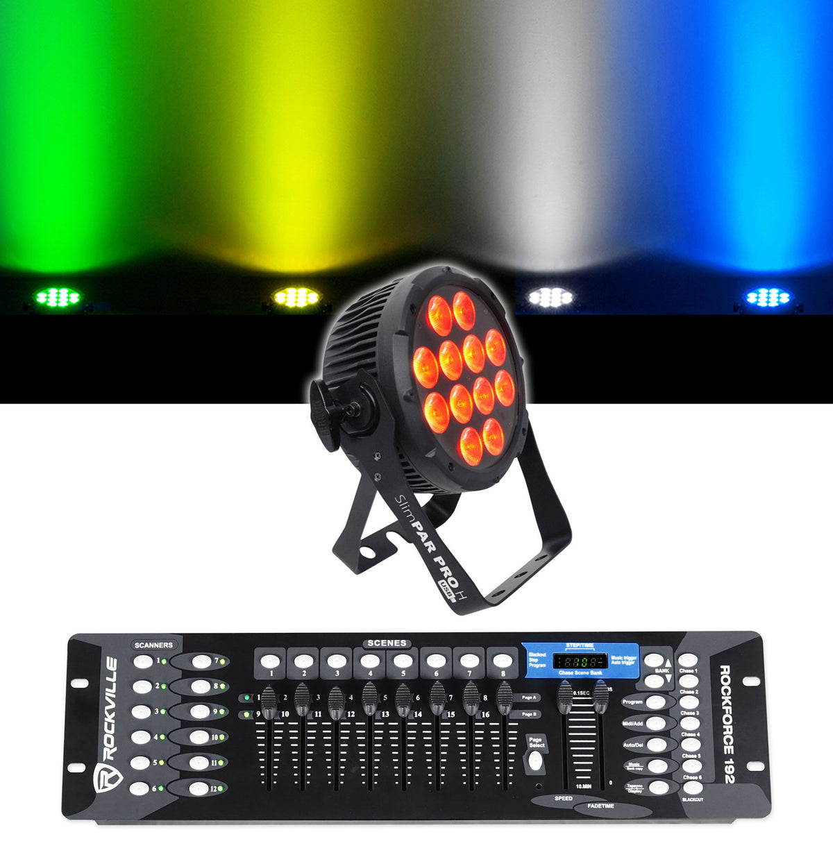SlimPar Pro H USB LED Par Can + DMX Controller