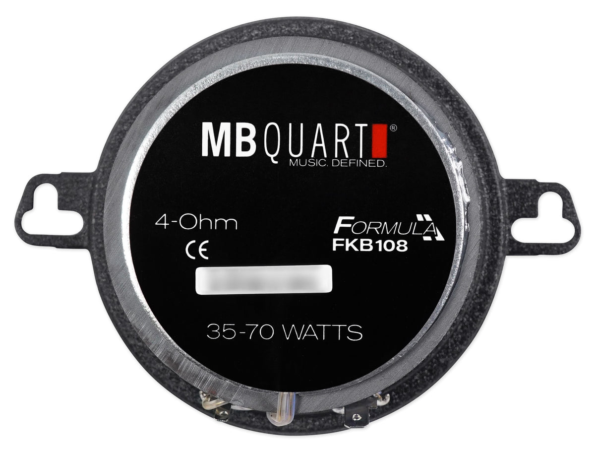 Pair MB QUART FKB108 3.5" 140 Watt Car Audio Coaxial Speakers