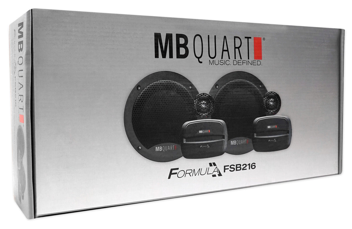 Pair MB QUART FSB216 6.5" 280 Watt Car Audio Component Speakers