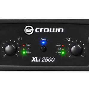 Crown Pro Audio XLi2500 1500 Watt 2 Channel DJ/PA Amplifier+Headphones+Cable