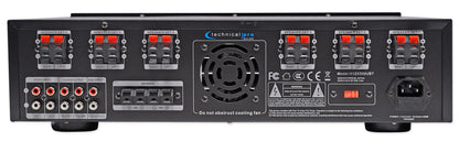 Technical Pro H12X500UBT 6000w 6-Zone 12-Speaker Home Theater Bluetooth Receiver