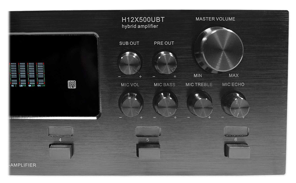 Technical Pro H12X500UBT 6000w 6-Zone 12-Speaker Home Theater Bluetooth Receiver