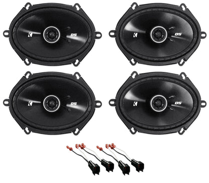 6x8" Front and Rear Speaker Replacement Kit for 2011-2015 Ford F-650/750