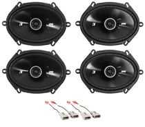 6x8" Front and Rear Speaker Replacement Kit for 1995-1997 Ford Explorer