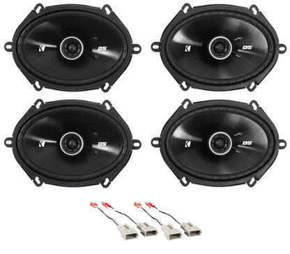 6x8" Front and Rear Speaker Replacement Kit for 1995-1997 Ford Explorer