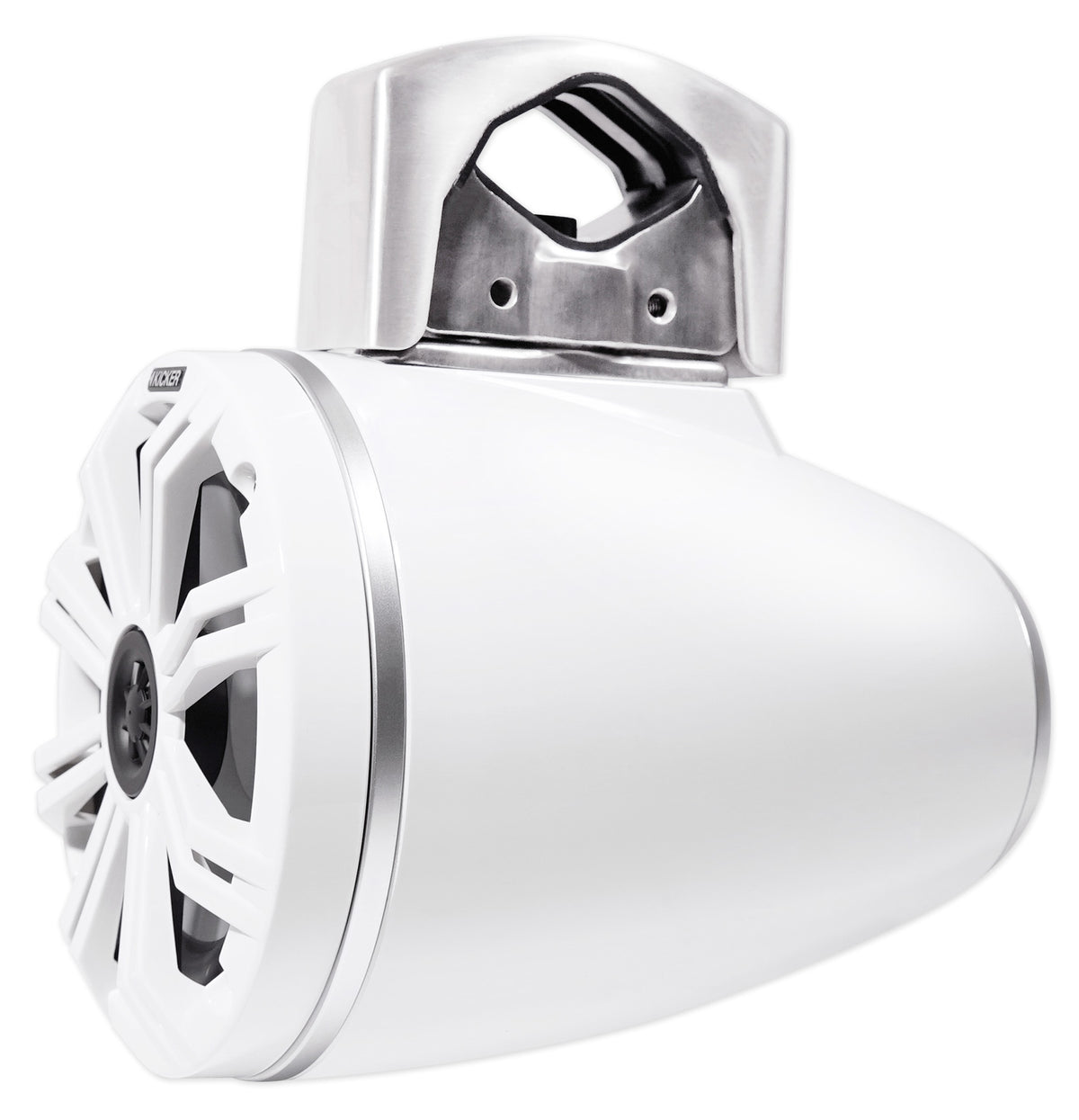 Pair KICKER 45KMTC65W 6.5" 390w Marine Wakeboard Tower Speakers w/LED's KMTC65