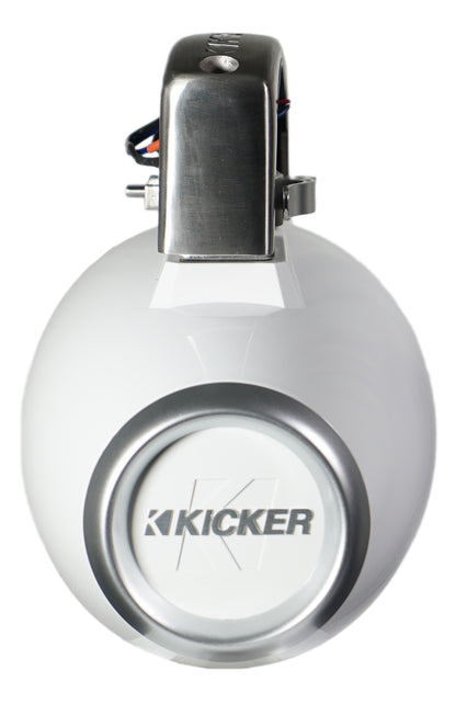 Pair KICKER 45KMTC65W 6.5" 390w Marine Wakeboard Tower Speakers w/LED's KMTC65
