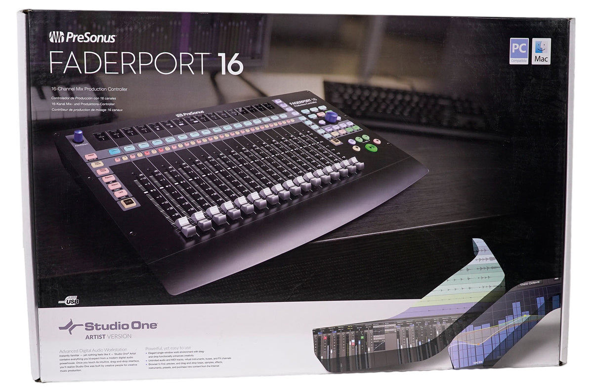 Presonus FADERPORT 16 USB 16-Channel Mix Production DAW Controller Mac/PC