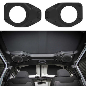 Pair MTX Terminator 6.5" Soundbar Speakers+Adapters For 2018-Up Jeep Wrangler JL