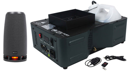Fog Fury Jett 700W Vertical Fog Machine w/12 LED+DMX+Remote+RockShip