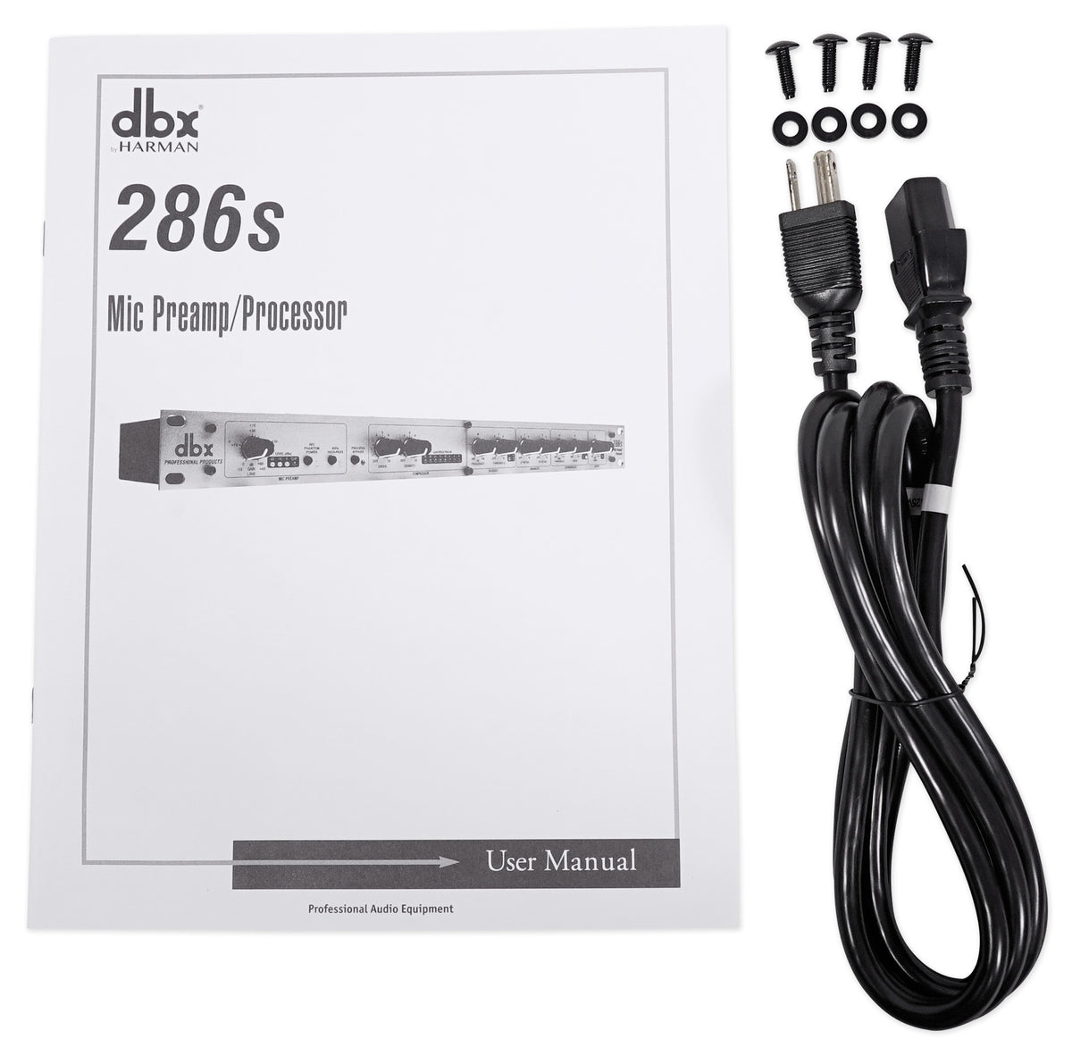 DBX 286S Mic Pre-Amp Processor 286 S Microphone/Instrument Preamp, Phantom Power