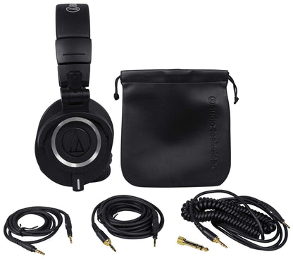 ATH-M50X Studio Headphones & 4-Channel Headphone Amplifier Bundle