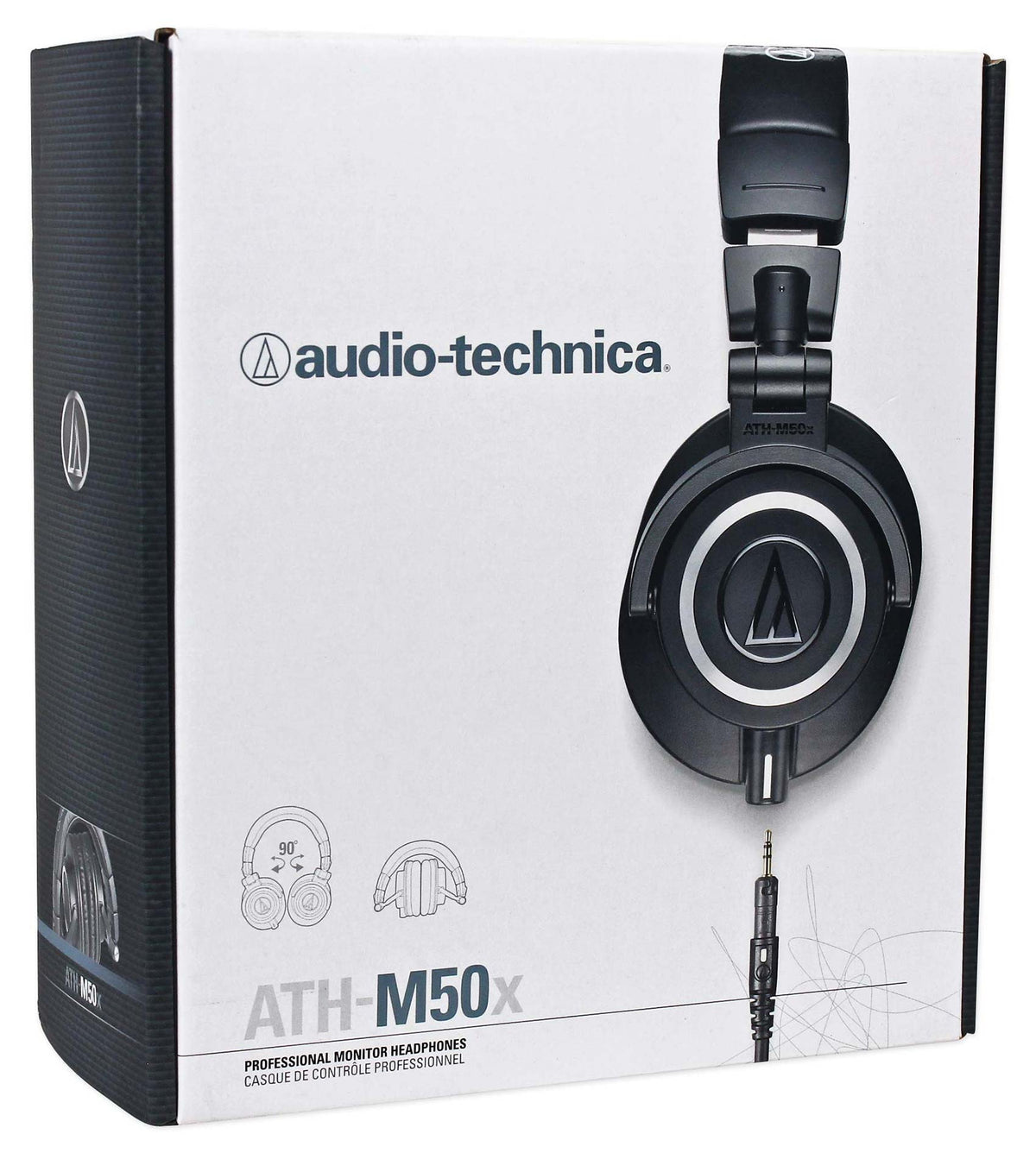 ATH-M50X Studio Headphones & 4-Channel Headphone Amplifier Bundle