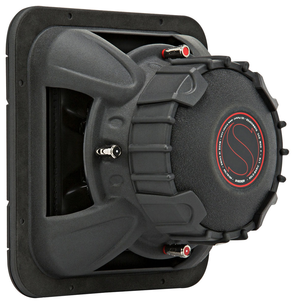 KICKER 45L7R104 10" 1000 Watt L7R Car Subwoofer, Solo-Baric Sub L7R104 DVC 4-Ohm