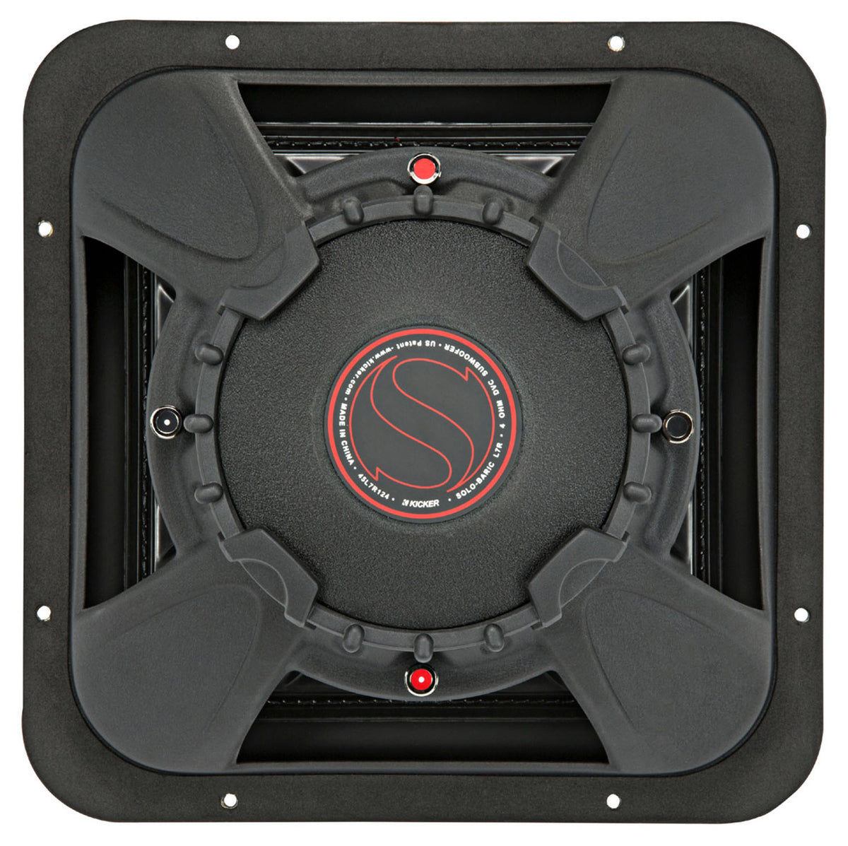 KICKER 45L7R124 12" 1200 Watt L7R Car Subwoofer, Solo-Baric Sub L7R124 DVC 4-ohm
