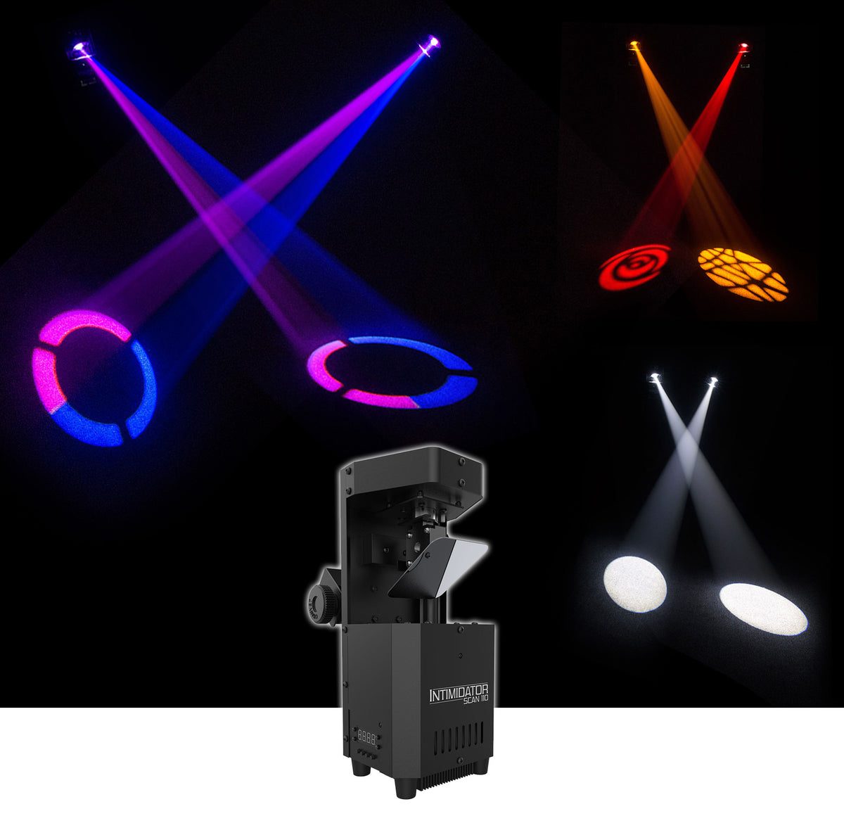 Intimidator Scan 110 LED Scanner + Wired Microphone