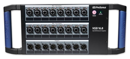 PRESONUS NSB 16.8 16x8 AVB Stagebox w/XMAX Preamps + Rugged Steel Enclosure