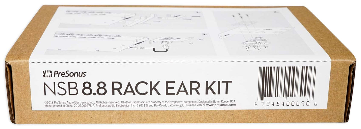 PRESONUS NSB 8.8 Rack Mount Kit w/2) Blank Panels+Ethercon jack Panel+2) cables