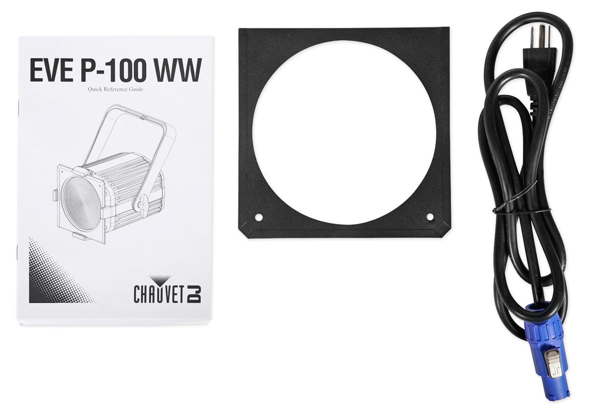 Chauvet EVE P-100 WW Warm White D-Fi USB DMX Wash Stage Video Broadcast Light