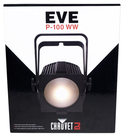 Chauvet EVE P-100 WW Warm White D-Fi USB DMX Wash Stage Video Broadcast Light