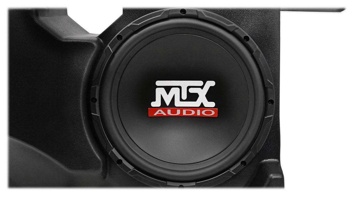 MTX RZRXP-10 Powered 10" 500w Under Dash Subwoofer+Enclosure 4 Polaris RZR/UTV