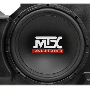 MTX RZRXP-10 Powered 10" 500w Under Dash Subwoofer+Enclosure 4 Polaris RZR/UTV