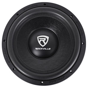 Rockville W12K6D2 V2 12 inch 2400w Car Audio Subwoofer Dual 2-Ohm Sub CEA Compliant