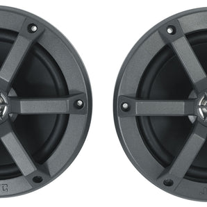 Pair JVC CS-MS620 6.5" 50 Watts RMS Marine Silver Wakeboard Tower Boat Speakers