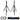 Pair of Rockville Adjustable Tripod Speaker/Light Stands+(2) 20 Foot XLR Cables