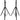 Pair of Rockville Adjustable Tripod Speaker/Light Stands+(2) 20 Foot XLR Cables