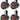 (4) KICKER 43KM654LCW 6.5" 780 Watt Marine Boat Wakeboard Tower LED Speakers