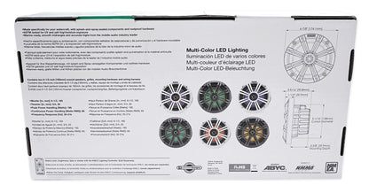 (4) 45KM654L Marine LED Speakers + KMTES Tower Enclosures