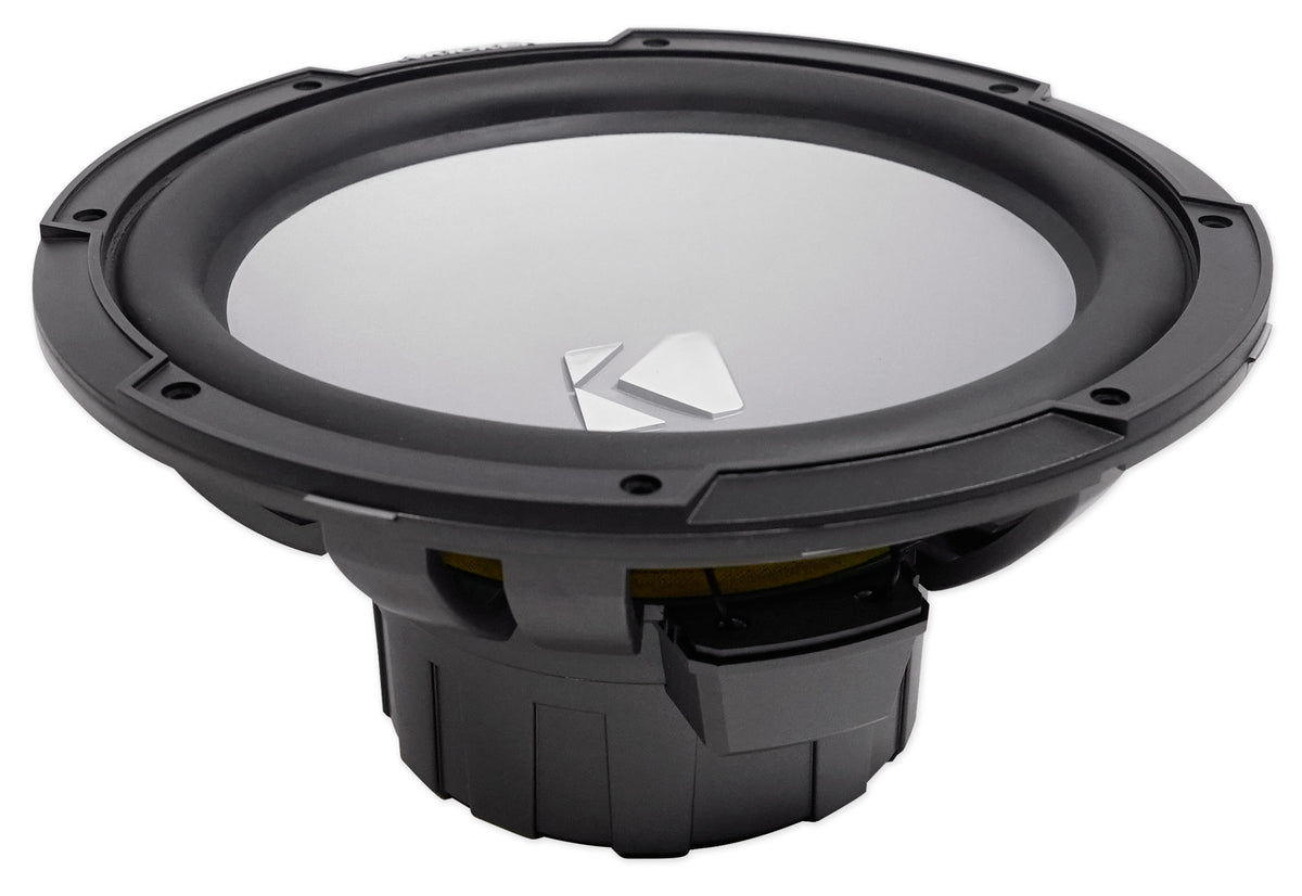 2) KICKER 45KMF124 12" 350w Free-Air Marine Boat Subwoofers+Mono Amplifier+Wires