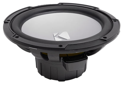 2) KICKER 45KMF124 12" 350w Free-Air Marine Boat Subwoofers+Mono Amplifier+Wires
