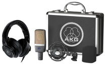 C214 Condenser Microphone with MC-150 Studio Headphones