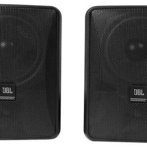(2) JBL Control 25-1 5.25" 30w 70v Wall-Mount Commercial Restaurant/Bar Speakers