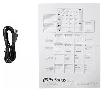 PRESONUS ATOM 16 Pad USB MIDI RGB DJ Controller+Studio One Recording Software