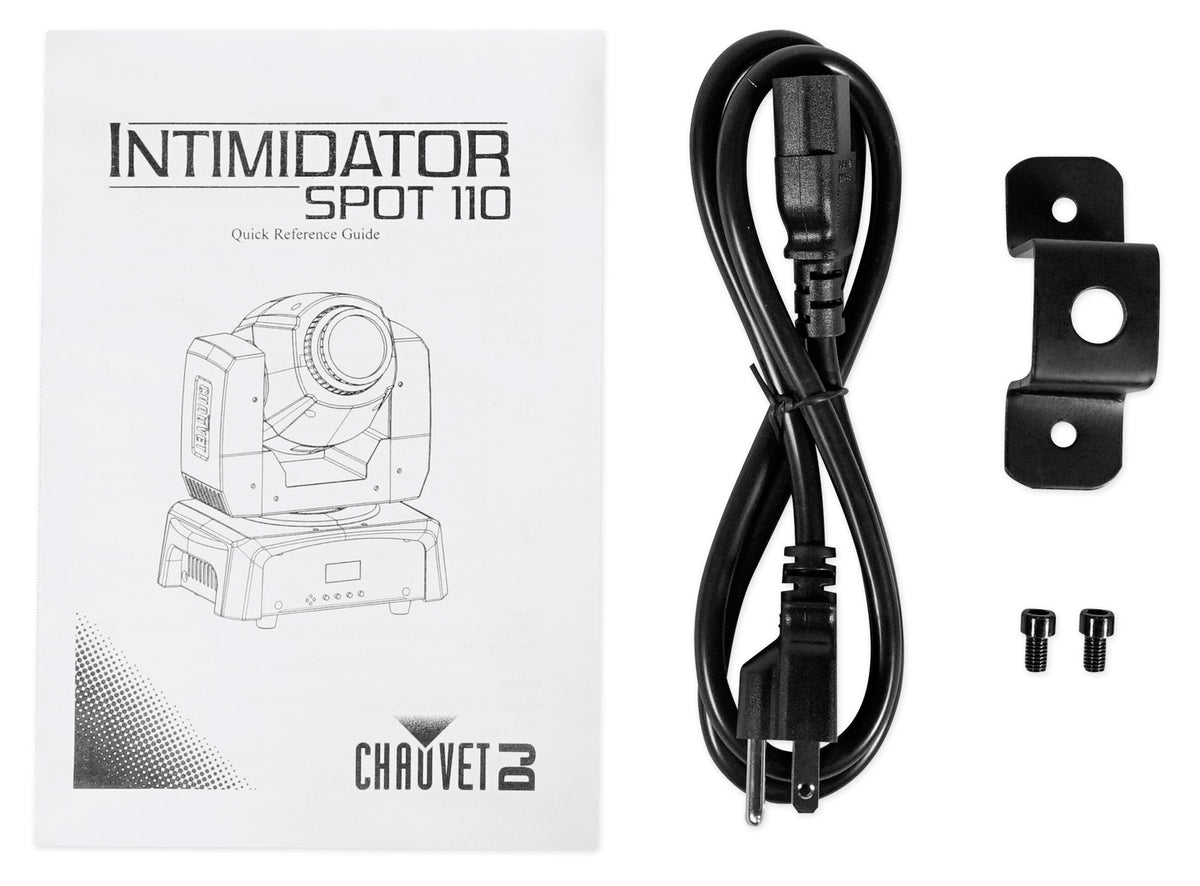 Chauvet Intimidator Spot 110 Compact LED Moving Head Beam Gobo DMX Party Light