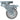 Rockville WH4 3" Locking+Swivel Steel Caster Wheels 4 PA DJ Speakers, Subwoofers