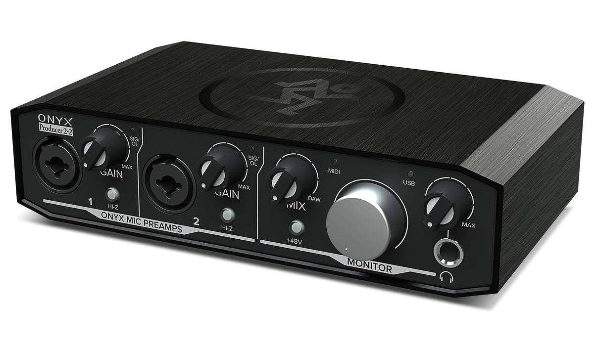 Mackie Onyx Producer 2.2 2x2 USB Audio MIDI Recording Studio Interface